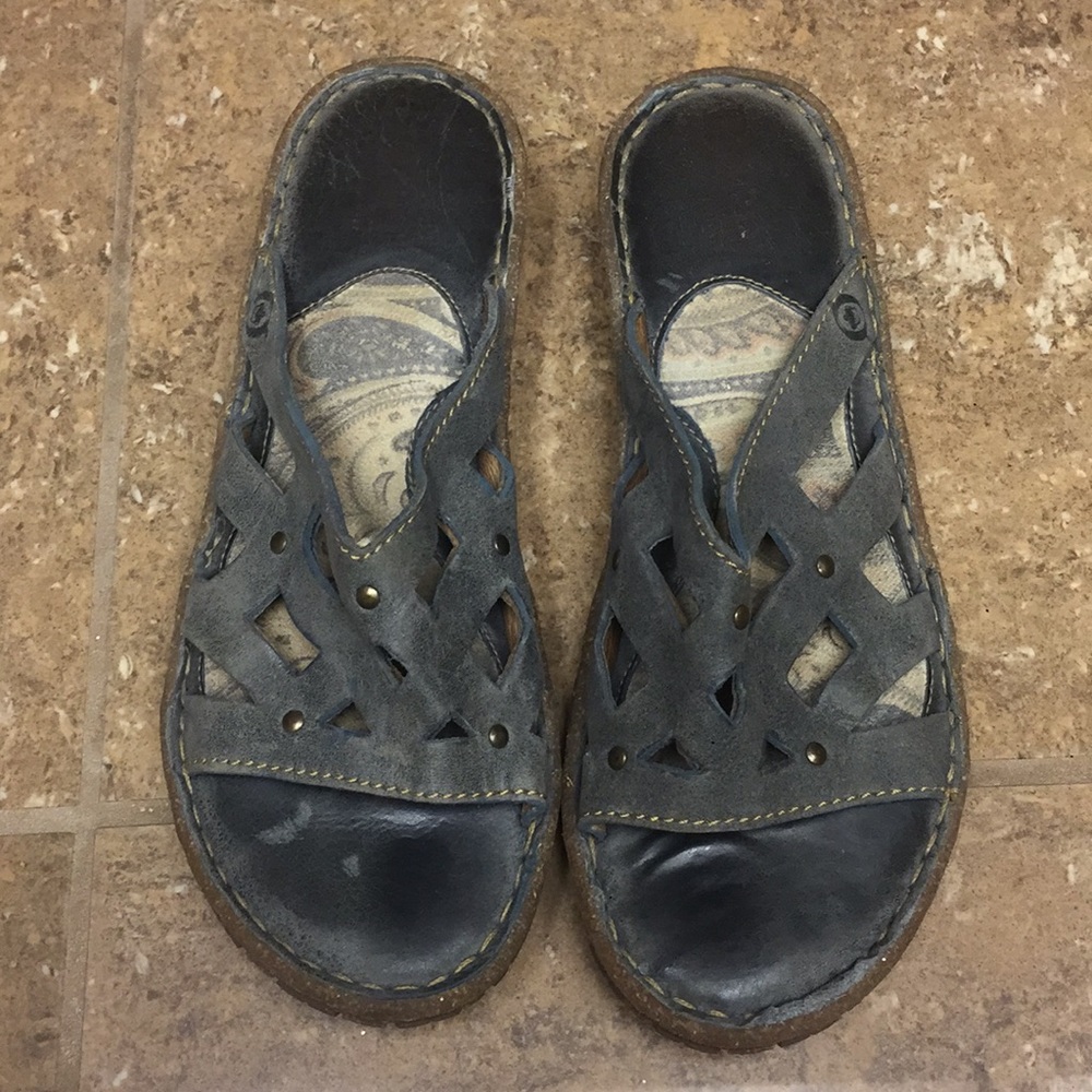 Women’s Born Leather with Studs Sandals